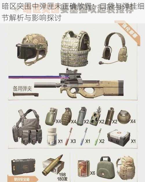 暗区突围中弹匣未正确放置:口袋与弹挂细节解析与影响探讨